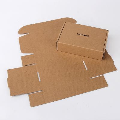 China Sinicline 2021 Recyclable Trends Eco Friendly Corrugated Mailing Kraft Paper Ad Box Die Cut Custom Box for sale