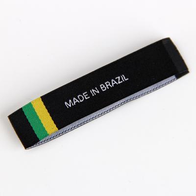 China Sinicline Factory Price Sustainable Cheap Custom High Quality Garment Woven Labels For Apparel Swimwear for sale