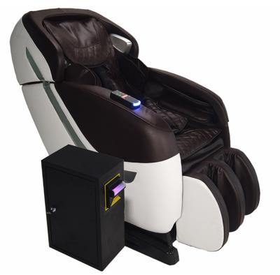 China Body L Shape Vending Massage Chair With E / Coin Pay Function And Ticket Operated Massage Chair for sale