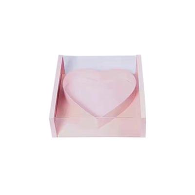 China Recyclable Hot Sell Grid Flower Acrylic Flower Box Gift Large And Medium Square Square Box Floral Packaging Box for sale