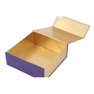 China Disposable Custom Folding Flat Pack Cardboard Magnetic Paper Foldable Gift Box Gifts Packaging Box for sale