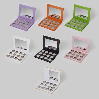 China Private Label Handmade High Quality Makeup Eyeshadow Palette Color Box Custom Printing Packaging Box for sale