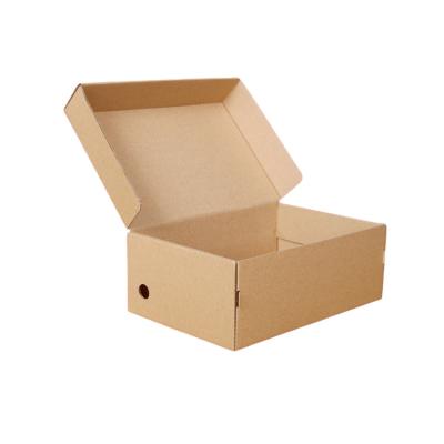 China Recyclable Hot Selling Corrugated Paper Box For Sneakers Leather Shoes for sale