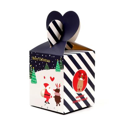 China New Handmade Custom Christmas Apple Christmas Cookies Gift Box Christmas Packaging Gift Box for sale