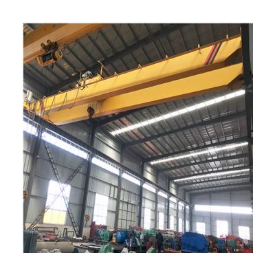 China Bridge Crane 50 Tons Double Girder Overhead Automatic Traveling Bridge Crane Overhead Crane Electric Bridge Lifting for sale