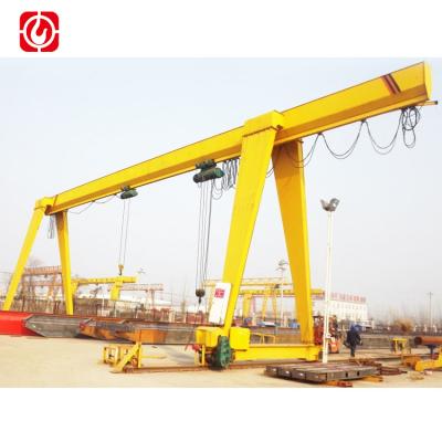 China Gantry Crane Jiinniu Gantry Crane Warehouse Clamshell Moving Bucket 16 Ton EOT Cranes For Fabricated Workshop for sale