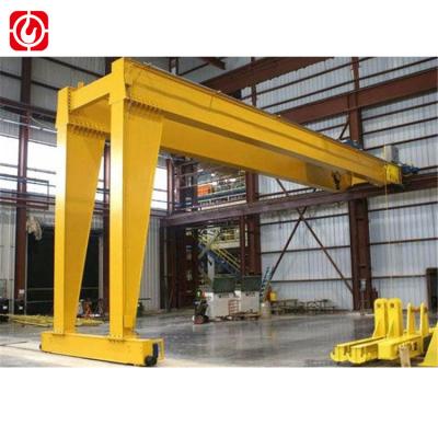 China Semi Gantry Crane Jinniu Gantry Crane 15tons Mobile Lifting Cast Single Girder Cranes for sale