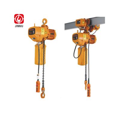 China Easy To Operate Hot Sale 220V Electric Chain Hoist Small Remote Control / Electric Winch 1 Ton 2 Ton for sale