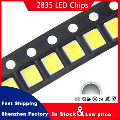 China Fabricantes de chips LED chinos 3V 26-28Lm 6000K Chip LED blanco SMD LED 2835 Chips for sale