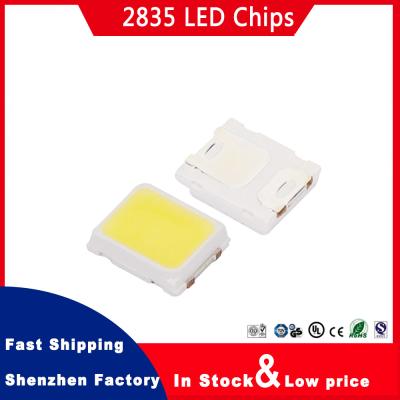 China Warm White/neutral white/cool white 70-80Ra 55-65lm Chips PLCC-6 0.2W 0.5W 2835 SMD LED Datasheet for sale