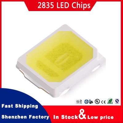 China Taiwan led chip LM-80 datasheet 0.5W smd 2835 led pure white 50-55LM 6000-6500K China manufacturer for sale