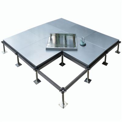 China Modern Metal Adjustable Raised Support Access Panel Calcium Sulfate Raised Anti-Static Raised Floor for sale