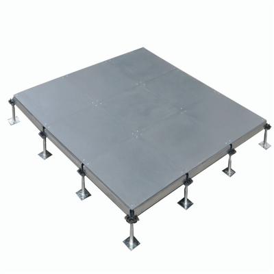 China Modern Anti-Static Steel Cement Board Raised Floor With Pedestals For Data Center for sale