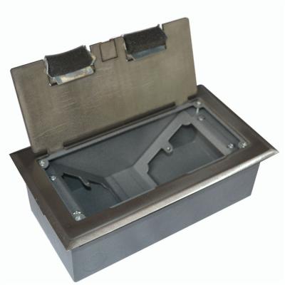 China Factory Sale Modern Stainless Steel Floor Container Customized Floor Socket Box for sale