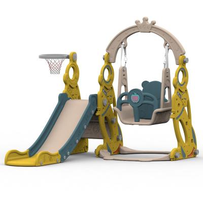 China School Playground Kids Outdoor Playground Equipment Indoor Kids Plastic Slide Kids Slide and Swing Set for sale