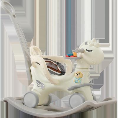 China Ride On The Unique Design Hot Sale Multifunctional Ice Creamrocking Toy For Kids Baby Rocking Horse for sale