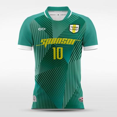 China New Design Team Uniform Unisex Blank Soccer Jerseys Custom Soccer Jerseys Soccer Wear Quick Dry Breathable Training Suit Sets Adults for sale