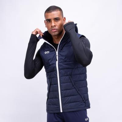 China Sports Wear 2021 Wholesale CIKERS Sports Training Men Cool Windproof And Warm Sports Polyester Cotton Vest for sale