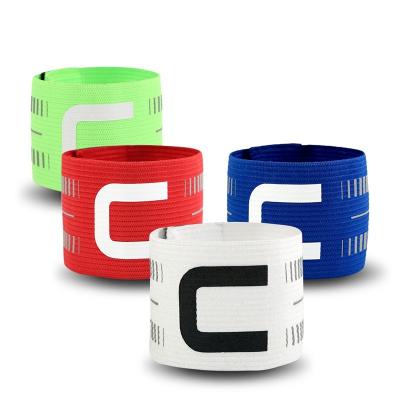 China Wholesale Breathable Quick Dry Customized Color Printed Elastic Football Captain Armband Soccer Arm Band Custom Armband for sale