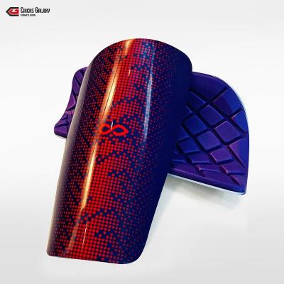 China Sports Guard Original High Quality Custom Sublimation Print Football Protect Shin Guards For Football Running Training Pads for sale