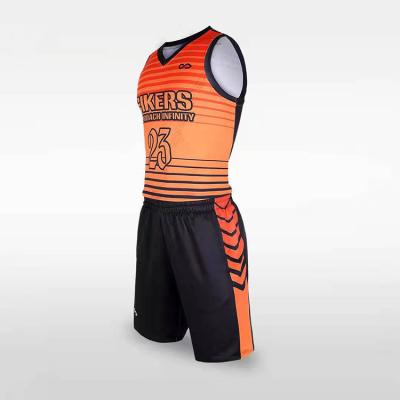 China New Style OEM Basketball Jersey Comfortable American Youth Antibacterial Basket Ball Basketball Uniform Singlet for sale