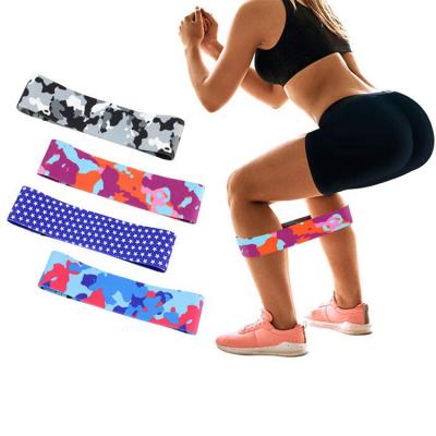 China Wholesale Fitness Exercise Cloth Booty Band Thigh Hip Glutes Bridge Fitness Elastic Resistance Workout Hip Circle Bands for sale