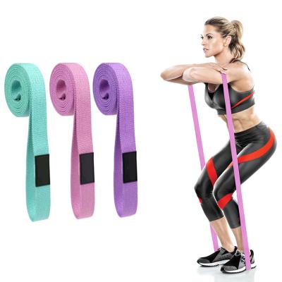 China Fitness Exercise Booty Premium Squat Activation Stick Cloth Fitness Resistance Bands Free Set for sale