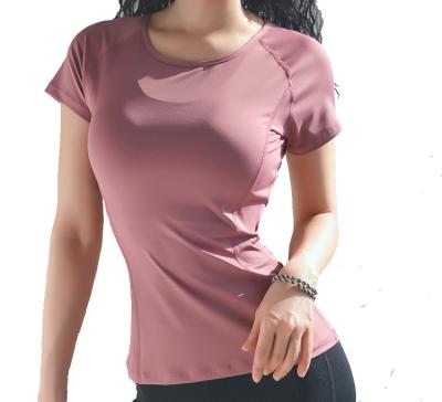 China Wholesale QUICK DRY Seamless Slim Fit Custom Sports T-Shirt for sale