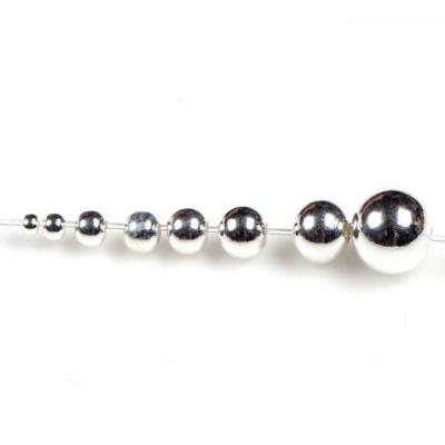 China ZGJ-Silver Findings 09 3-12mm Series 925 Sterling Silver Round Beads for sale