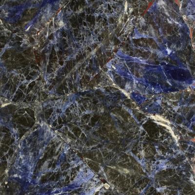 China Waterproof Luxury High Decoration Natural Sodalite Gemstone Material Natural Slab For Table Top for sale