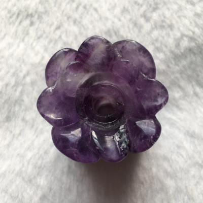 China Door Knob Wholesale Customized Design Natural Amethyst Decorative Stone Door Knob For Sale for sale