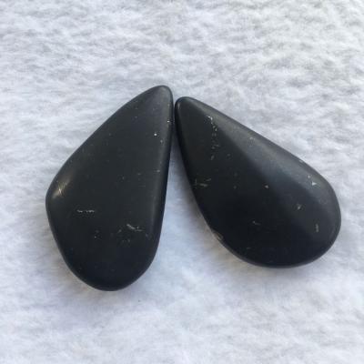 China Authentic Polished Russian Freeform Shungite Pendants ZGJ-FC18 for sale