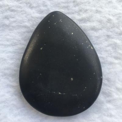 China Freeform Polished Russian Shungite Gemstones For Jewelry Pendants ZGJ-FC18 for sale