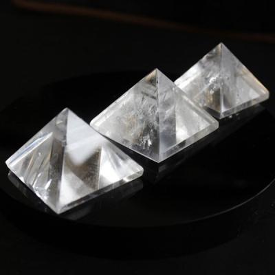 China China Customized Order Available Rock Crystal / Clear Quartz Pyramids for sale