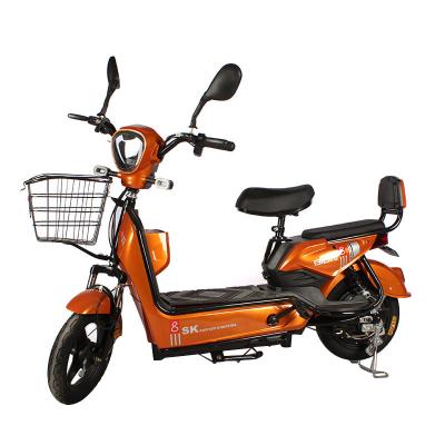 China 350W Big Power Electric Bike Electric Bike Carbon Steel Two Wheel Electric Bicycle Bicycle for sale