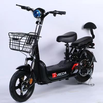 China Steel Customized Scooter Bestselling High-speed Black Electric Motorcycle Adult Version for sale