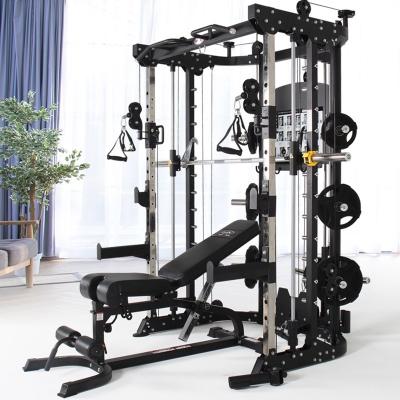 China Multi Function Fitness Center / GYM Home Use Smith Machine With Weight Lifting Training for sale