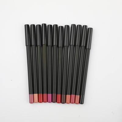 China Wholesale Bulk Private Label Waterproof Makeup Lip Liner Waterproof Custom Black Brown Vegan Lip Pencil for sale