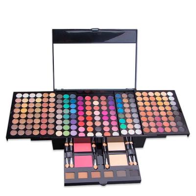 China Waterproof No Brand 194 Color Neon Eyeshadow Palette Highly Pigmented Private Label Makeup Powder Eyeshadow Cosmetics OEM for sale