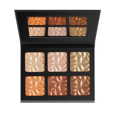 China Waterproof Customized Highlight Bar Palette Private Label Powder Glitter Highlighter Makeup Glow Face Contour Highlight Cosmetics for sale