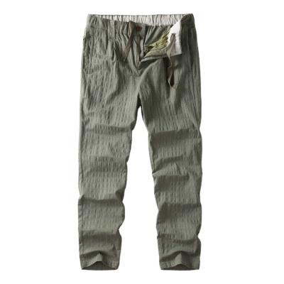 China Factory wholesale high quality Anti-wrinkle men's 100% cotton casual pants made in china for sale