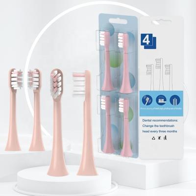 China High Cost Effective Household Replacement 4pcs Pink Electric Toothbrush Heads For Soo-CAS for sale