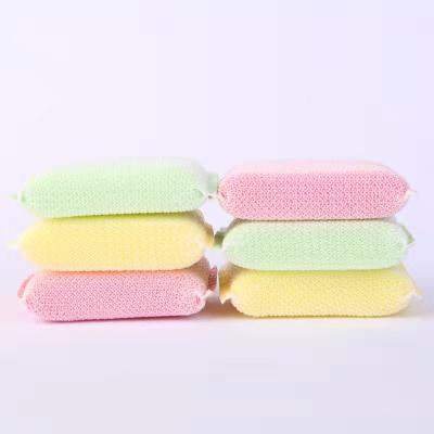 China Sustainable New Production 4 Pack Rubbing Sponges Cleaning Cloth Kitchen Utensils Kitchenware for sale