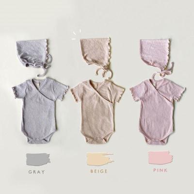 China OEM Style Drop Sleeve Romper Girls Cool Cute Short Oversize Baby Rompers Oversized Girl Romper for sale