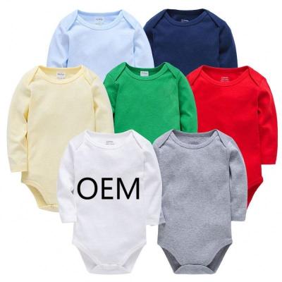 China 100% short sleeve baby onesie OEM Europe and America cotton custom made clothes spring and summer baby romper for sale