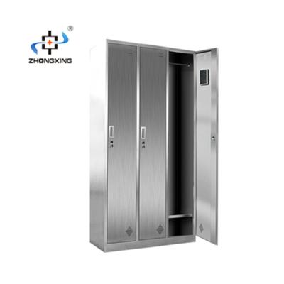 China Fireproof Storage Wardrobe Locker Dressing Cupboard Stainless Steel Storage Cabinet Steel Clothes Storage Lockers for sale