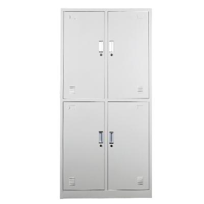 China School office room hot sale 4 door university locker single steel locker libving / 4 tier for sale