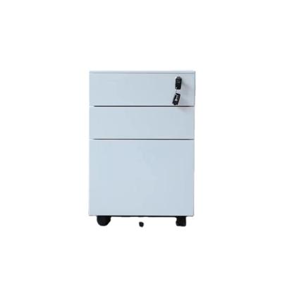 China New Modern Design American Foldable Metal 3 Drawers Classify Mobile Cabinet for sale