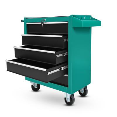 China Hot Selling Tools Parts Metal Tool Cabinet Tool Trolley with Handle and Wheels for Workshop 7 Drawer Tool Trolley for sale