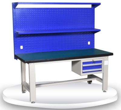 China Professional Heavy Duty Workstation Assembly Industrial Maintenance Workbench Tools Workbench Anti-Static Tool Chest Desk for sale